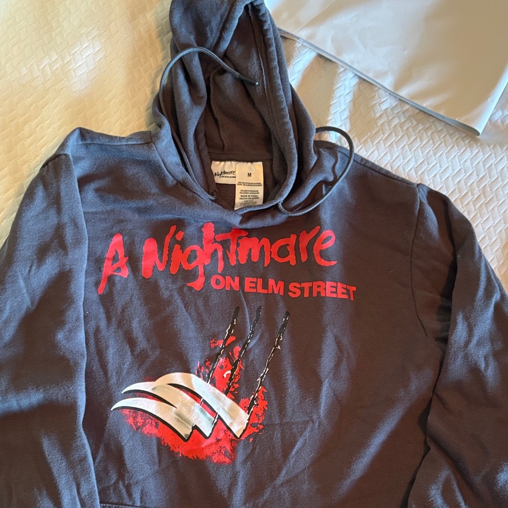 A Nightmare on Elm Street Gray Hoodie